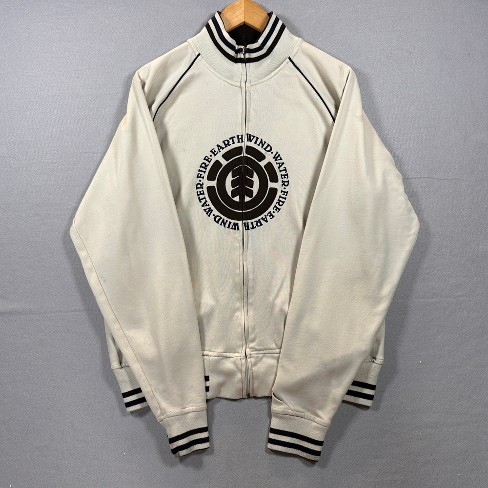 Vintage Element Skateboards Track Jacket XXL Wind Water Fire Earth Y2K Skate